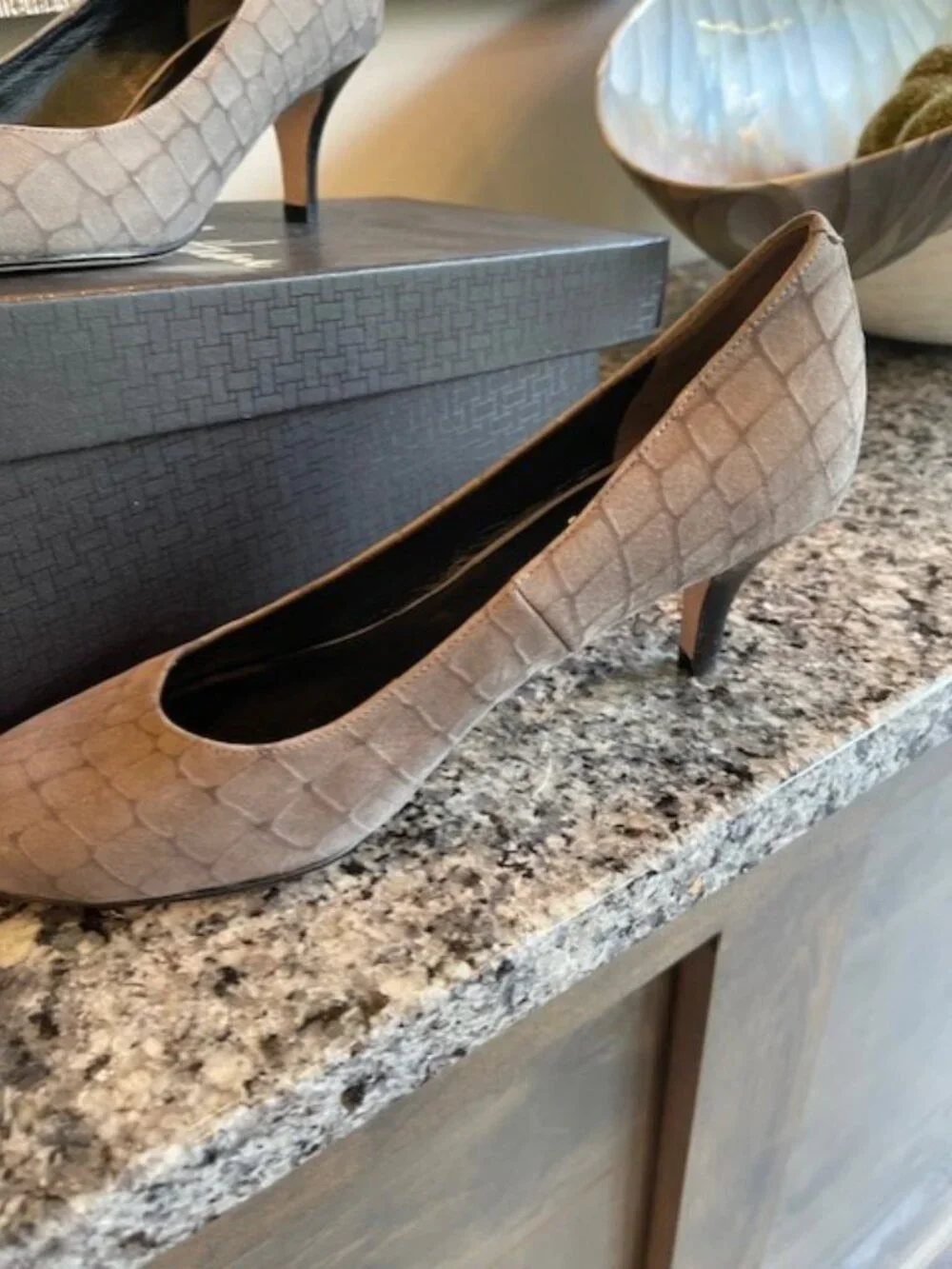 Cole Haan Grey Kitten heal Suede